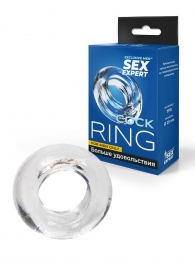 Прозрачное эрекционное кольцо-бублик - Sex Expert - в Костроме купить с доставкой