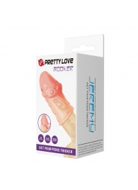 Телесная насадка на пенис Booker - 8 см. - Baile - в Костроме купить с доставкой