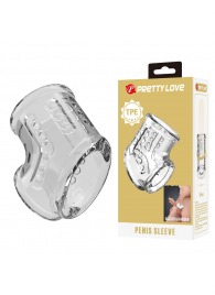 Прозрачная насадка на пенис и мошонку - Baile - в Костроме купить с доставкой