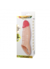Телесная удлиняющая насадка на пенис Darnel - Baile - в Костроме купить с доставкой