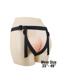 Черные трусики харнесс с платформой Caludio I - Baile - купить с доставкой в Костроме