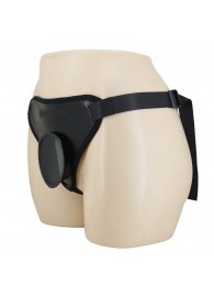 Черные трусики харнесс с платформой Caludio I - Baile - купить с доставкой в Костроме