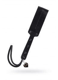 Черный кожаный пэддл - 32 см. - Pecado - купить с доставкой в Костроме