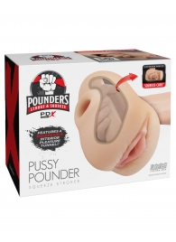 Телесный мастурбатор-вагина Pussy Pounder Squeeze Stroker - Pipedream - в Костроме купить с доставкой