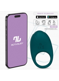 Зеленое интерактивное виброкольцо Ringo - Intoyou - в Костроме купить с доставкой