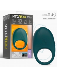 Зеленое интерактивное виброкольцо Ringo - Intoyou - в Костроме купить с доставкой