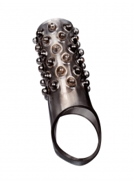 Дымчатая насадка на пенис с выпуклостями - 12 см. - Sex Expert - в Костроме купить с доставкой