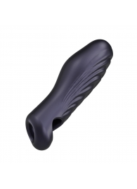 Сливовая силиконовая насадка на пенис с подхватом Manwan Ryzer - Manwan - в Костроме купить с доставкой