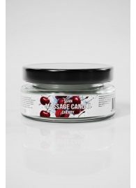 Массажная свеча «Спелая вишня» - 50 мл. - SGAN - купить с доставкой в Костроме