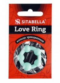Цветное эрекционное кольцо с 5 бусинами Love Ring - Sitabella - в Костроме купить с доставкой