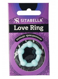 Цветное эрекционное кольцо Love Ring с бусинами - Sitabella - в Костроме купить с доставкой