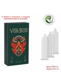 Презервативы YOKIRO Mix - 12 шт. - Sitabella - купить с доставкой в Костроме