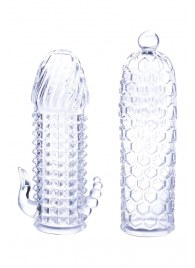 Набор из 2 прозрачных насадок на член Seductive Tickler Sleeves Set - NMC - в Костроме купить с доставкой