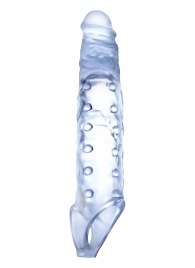 Прозрачная насадка-удлинитель Length Enhancer с подхватом - 27 см. - NMC - в Костроме купить с доставкой