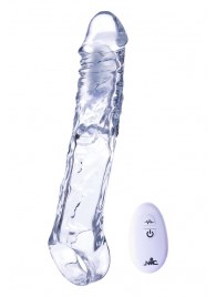 Прозрачная насадка-удлинитель Length Enhancer With Bullet с подхватом - 22,3 см. - NMC - в Костроме купить с доставкой