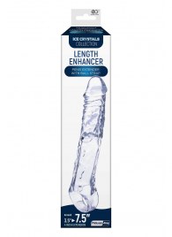 Прозрачная насадка-удлинитель Length Enhancer с подхватом - 22,3 см. - NMC - в Костроме купить с доставкой