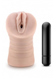 Телесный мастурбатор-вагина Ayumi с вибрацией - Blush Novelties - в Костроме купить с доставкой
