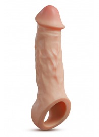 Телесная насадка-удлинитель Intrepid 9.25 Inch Realistic Penis Extender Sleeve - 23,5 см. - Blush Novelties - в Костроме купить с доставкой