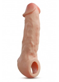 Телесная насадка-удлинитель Intrepid 9.25 Inch Realistic Penis Extender Sleeve - 23,5 см. - Blush Novelties - в Костроме купить с доставкой