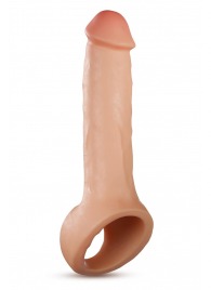 Телесная насадка-удлинитель Thrive 8.75 Inch Realistic Penis Extender Sleeve - 22,2 см. - Blush Novelties - в Костроме купить с доставкой