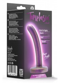 Фиолетовая насадка с гладкой поверхностью Surrender 4.75 Inch Beginner Pegging Dildo - 12 см. - Blush Novelties - купить с доставкой в Костроме