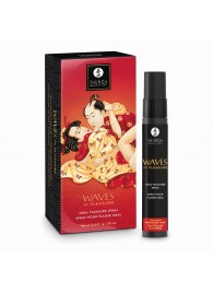 Оральный спрей Waves of Pleasure с ароматом клубники и шампанского - 20 мл. - Shunga - купить с доставкой в Костроме