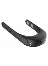 Черное эрекционное виброкольцо на ремешках - Boys of Toys - в Костроме купить с доставкой