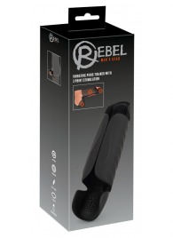 Черный вибромастурбатор с трехточечной стимуляцией Penis Trainer with 3 Point Stimulation - Orion - в Костроме купить с доставкой