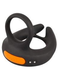 Черный вибростимулятор мошонки RC Scrotum Stimulator with Vibration - Orion - в Костроме купить с доставкой