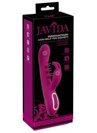 Лиловый вибратор-кролик 2 Function Vibrator Squirting - 22,5 см. - Orion