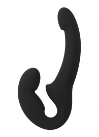 Черный безремневой страпон Share Lite - Fun Factory - купить с доставкой в Костроме