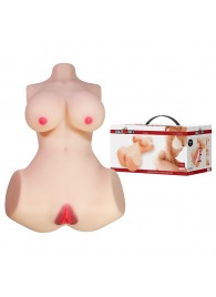 Мастурбатор-торс Aveline с 2 любовными тоннелями - Baile - в Костроме купить с доставкой