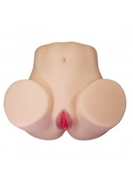 Телесный мастурбатор Julia с 2 любовными каналами - Baile - в Костроме купить с доставкой