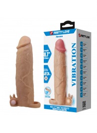 Телесная насадка на пенис Xerxes - 22 см. - Baile - в Костроме купить с доставкой