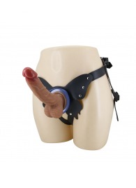 Поясной страпон Wells: трусики в форме бабочки и фаллоимитатор-насадка - Baile - купить с доставкой в Костроме