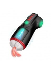 Интерактивный мастурбатор Raven с вакуумом, вибрацией и подсветкой - Shots Media BV - в Костроме купить с доставкой