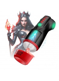 Интерактивный мастурбатор Raven с вакуумом, вибрацией и подсветкой - Shots Media BV - в Костроме купить с доставкой