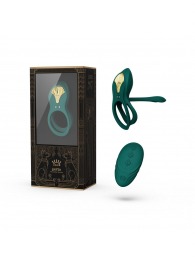 Зеленое эрекционное виброкольцо Bayek с пультом ДУ - Zalo - в Костроме купить с доставкой