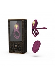 Фиолетовое эрекционное виброкольцо Bayek с пультом ДУ - Zalo - в Костроме купить с доставкой