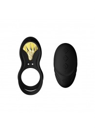 Черное эрекционное виброкольцо Bayek с пультом ДУ - Zalo - в Костроме купить с доставкой
