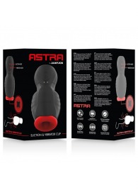 Черно-красный мастурбатор с вибрацией и всасыванием - JAMYJOB - в Костроме купить с доставкой