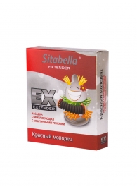 Стимулирующая насадка Sitabella Extender  Красный молодец - Sitabella - купить с доставкой в Костроме