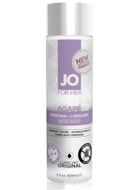 Женский лубрикант на водной основе JO AGAPE LUBRICANT ORIGINAL - 120 мл. - System JO - купить с доставкой в Костроме
