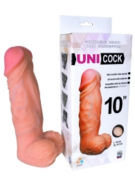 Фаллическая насадка Харнесс UNICOCK 10  - 25 см. - LOVETOY (А-Полимер) - купить с доставкой в Костроме