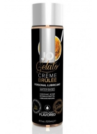 Лубрикант с ароматом крем-брюле JO GELATO CREME BRULEE - 120 мл. - System JO - купить с доставкой в Костроме