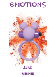 Сиреневое эрекционное виброколечко Emotions Minnie - Lola Games - в Костроме купить с доставкой