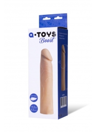 Реалистичная насадка с ярко выраженной головкой - 16,5 см. - A-toys - в Костроме купить с доставкой