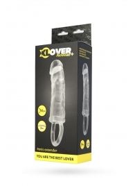 Прозрачная насадка с петлёй для фиксации - 14 см. - ToyFa - в Костроме купить с доставкой