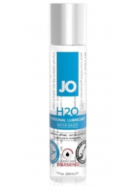 Возбуждающий лубрикант на водной основе JO Personal Lubricant H2O Warming - 30 мл. - System JO - купить с доставкой в Костроме