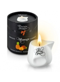 Массажная свеча с ароматом манго и ананаса Bougie de Massage Ananas Mangue - 80 мл. - Plaisir Secret - купить с доставкой в Костроме